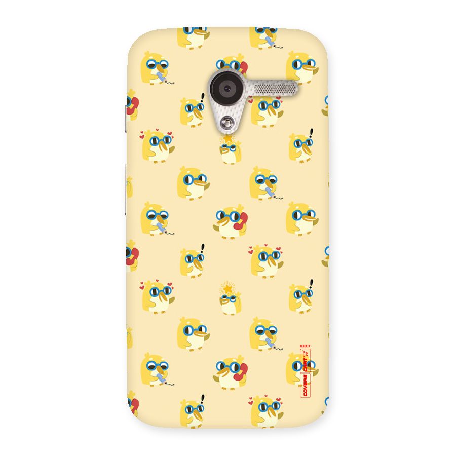Yellow Parrot Back Case for Moto X