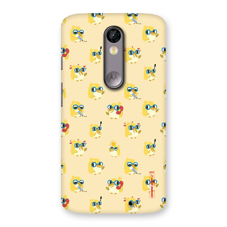 Yellow Parrot Back Case for Moto X Force