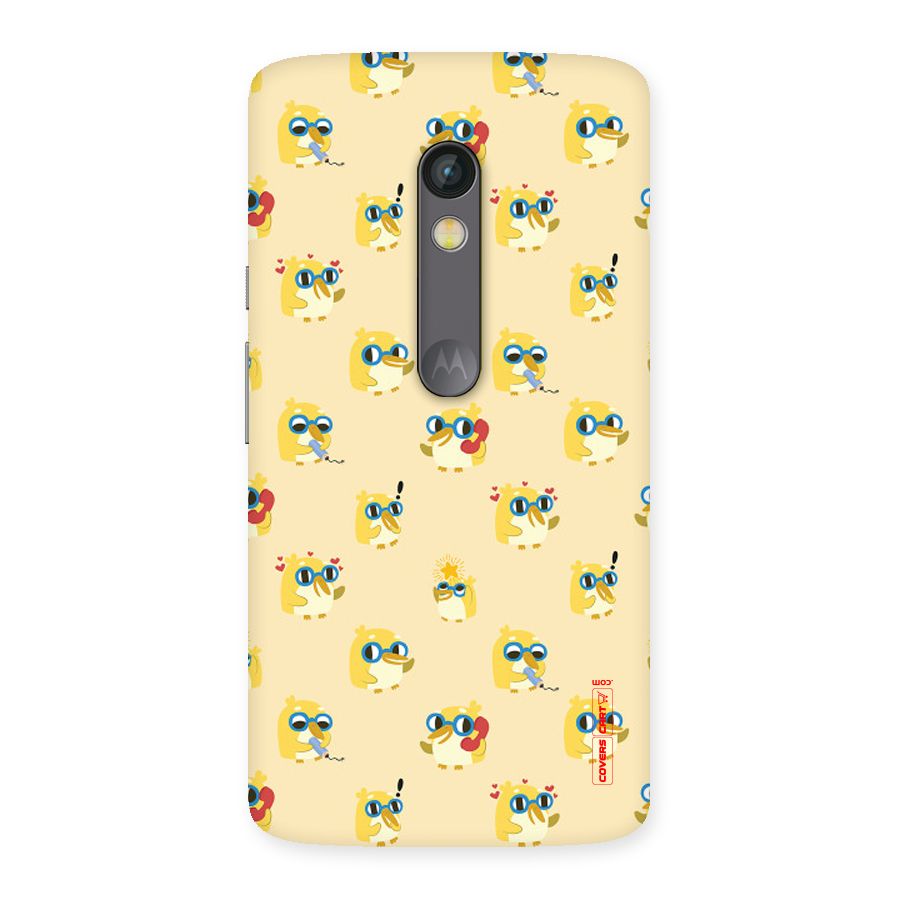 Yellow Parrot Back Case for Moto X Play