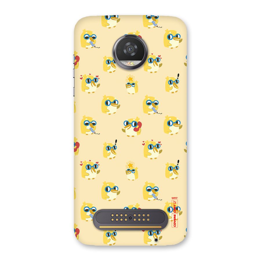 Yellow Parrot Back Case for Moto Z2 Play