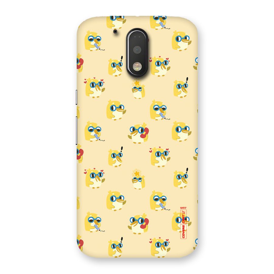 Yellow Parrot Back Case for Motorola Moto G4