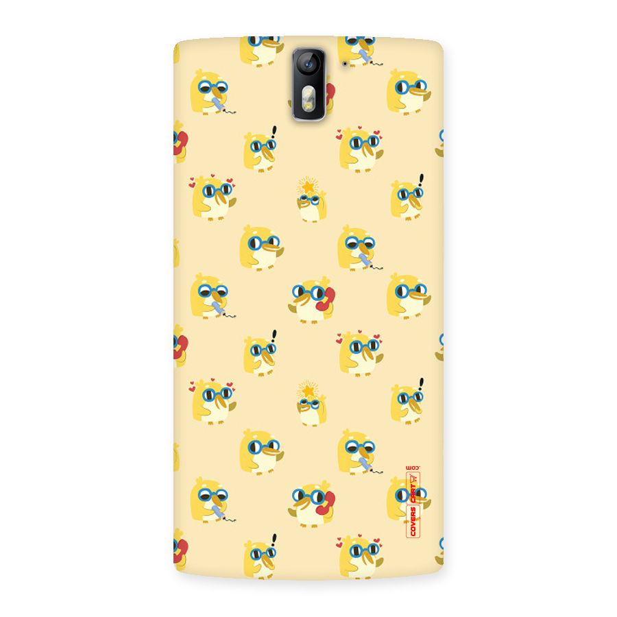 Yellow Parrot Back Case for One Plus One