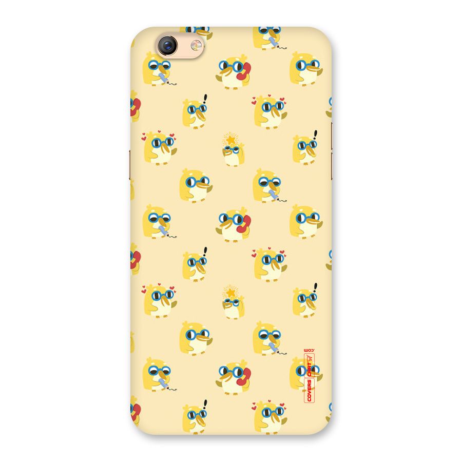 Yellow Parrot Back Case for Oppo F3 Plus