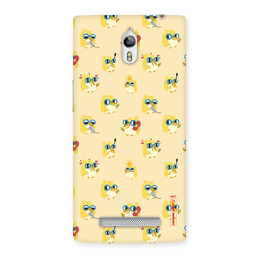 Yellow Parrot Back Case for Oppo Find 7