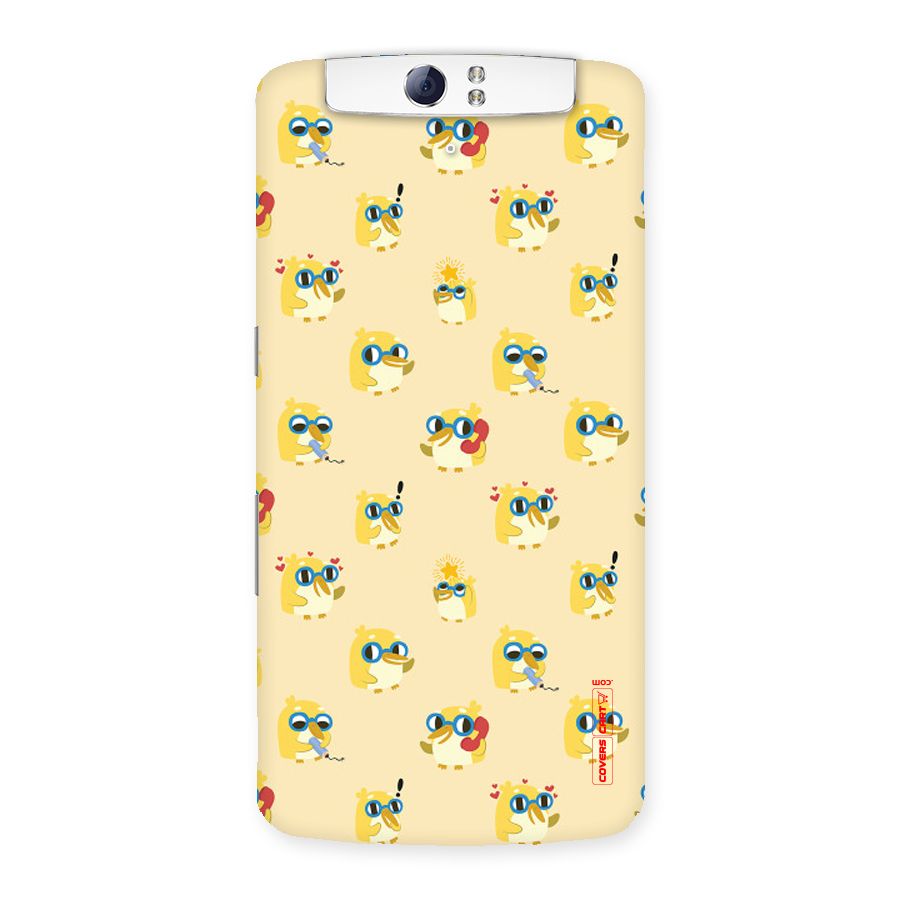 Yellow Parrot Back Case for Oppo N1