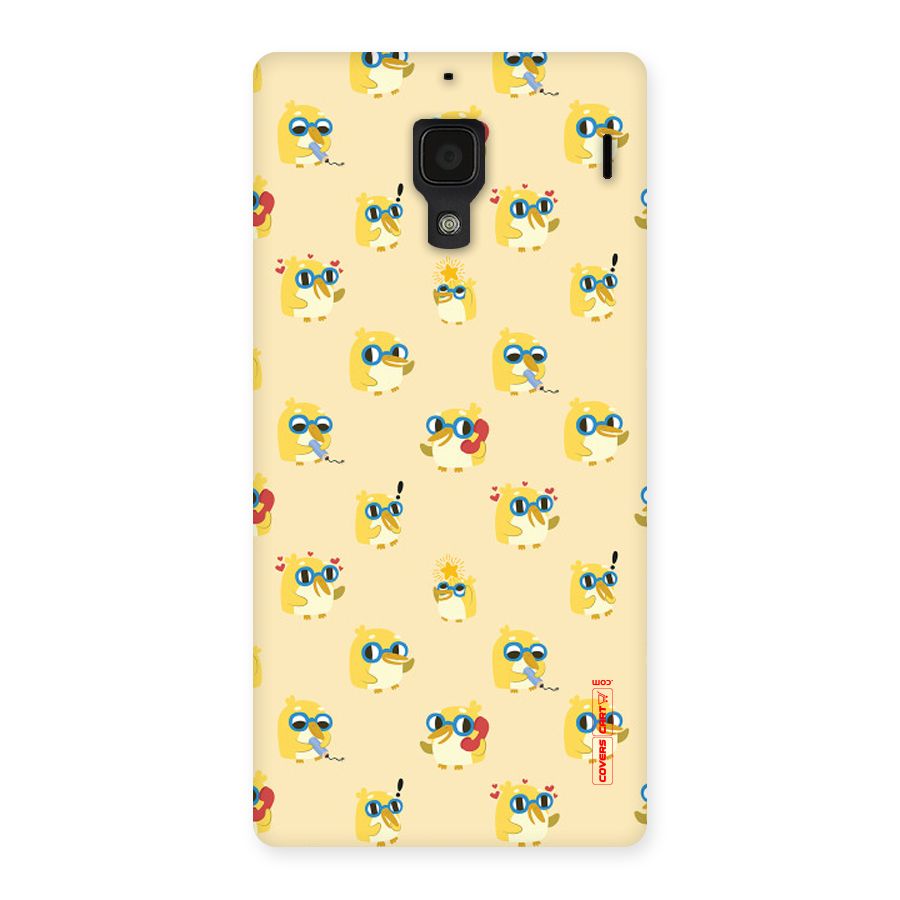 Yellow Parrot Back Case for Redmi 1S
