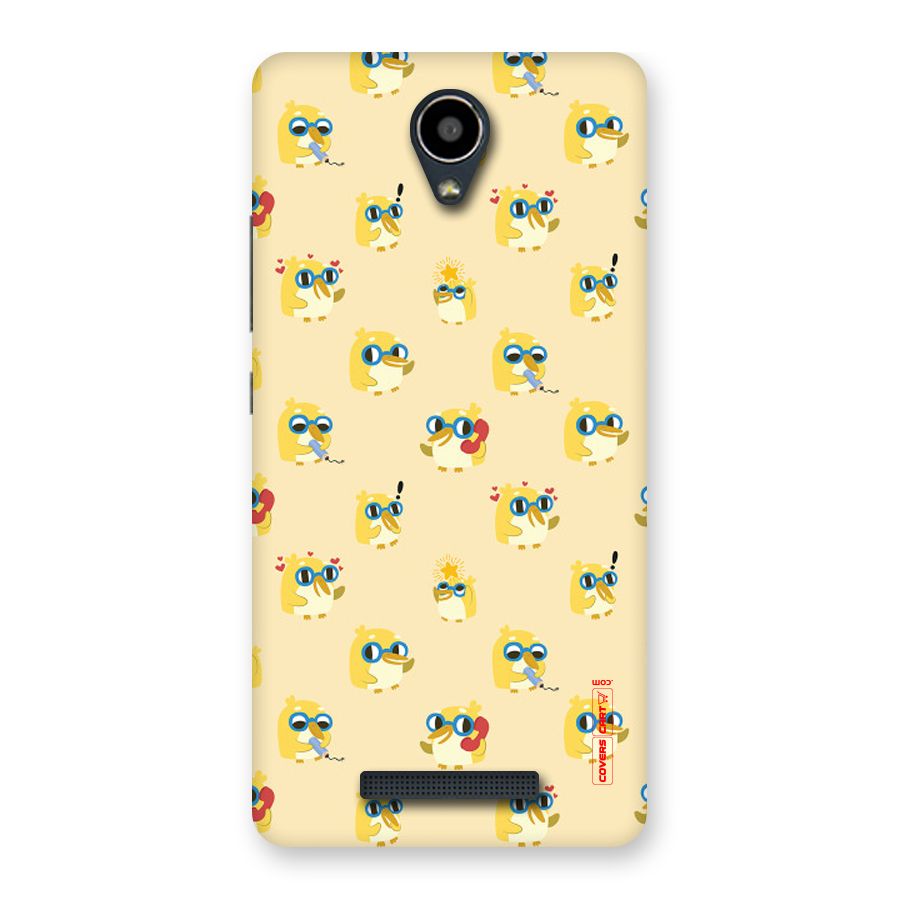 Yellow Parrot Back Case for Redmi Note 2
