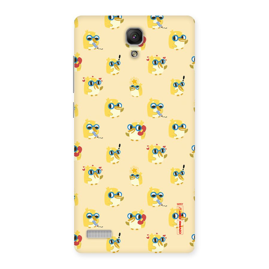 Yellow Parrot Back Case for Redmi Note Prime