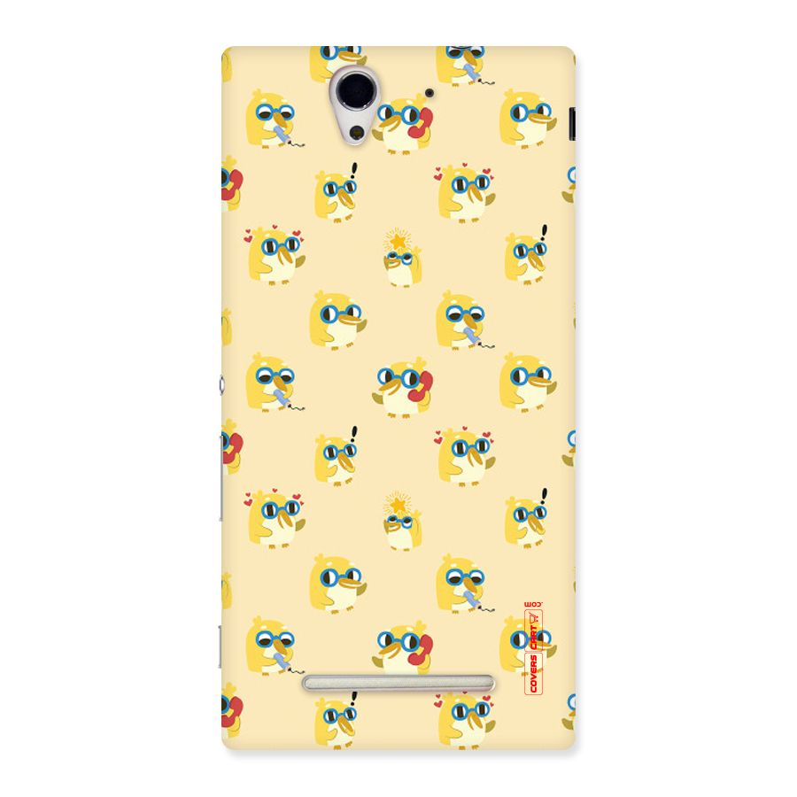 Yellow Parrot Back Case for Sony Xperia C3