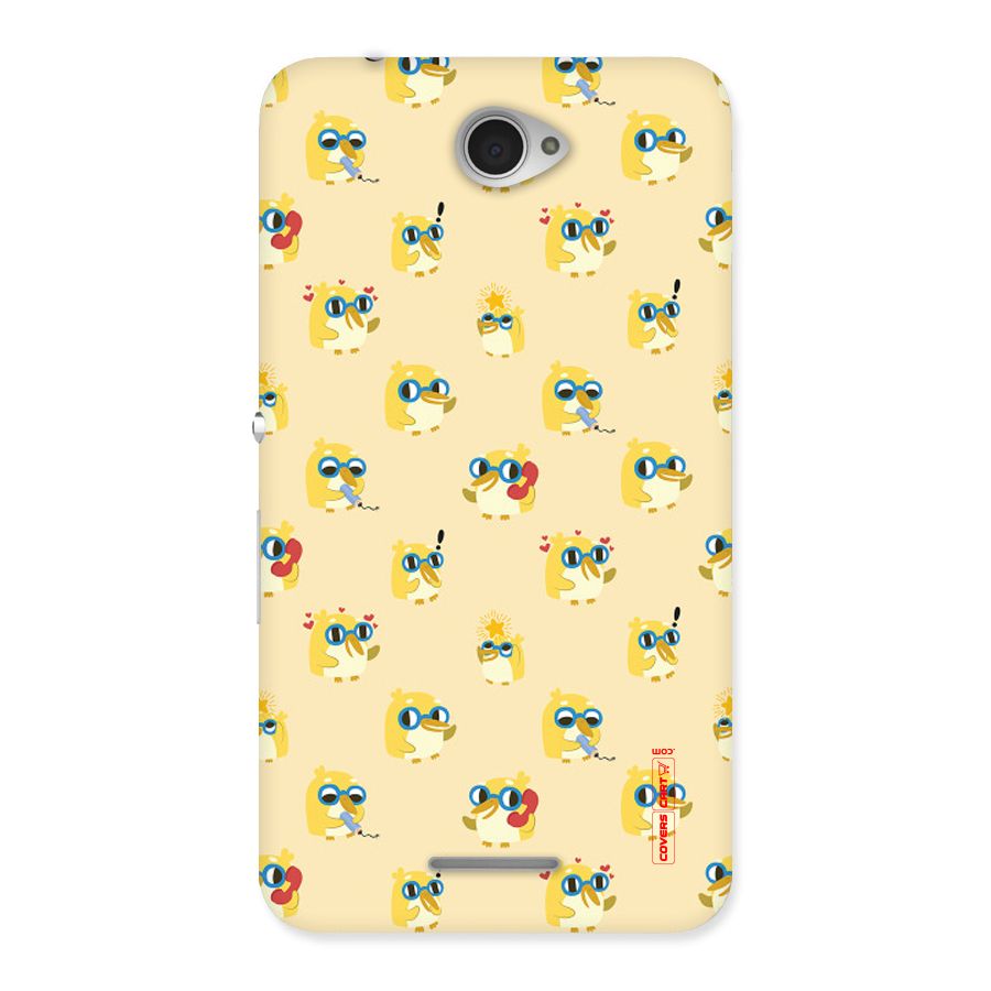Yellow Parrot Back Case for Sony Xperia E4