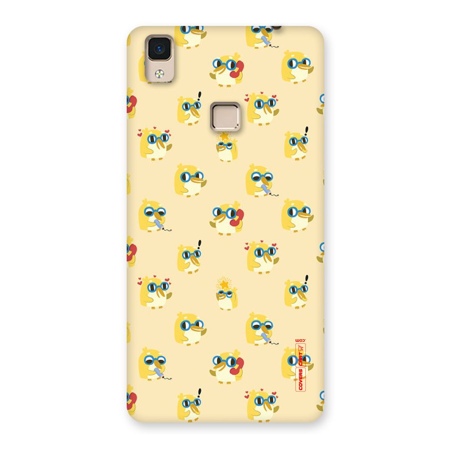 Yellow Parrot Back Case for V3 Max