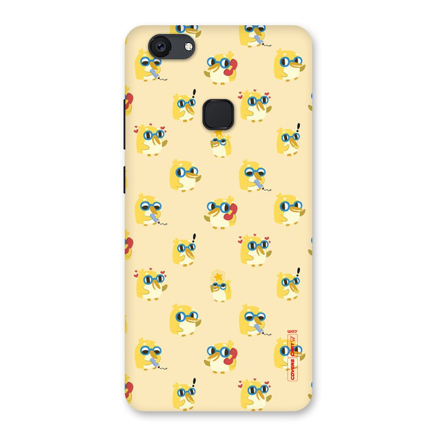 Yellow Parrot Back Case for Vivo V7 Plus