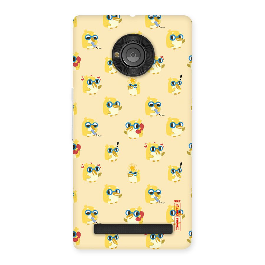 Yellow Parrot Back Case for Yu Yunique