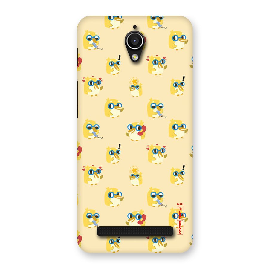 Yellow Parrot Back Case for Zenfone Go