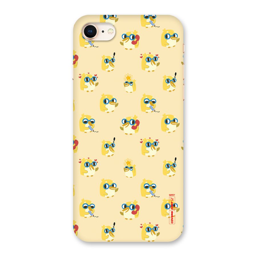 Yellow Parrot Back Case for iPhone 8