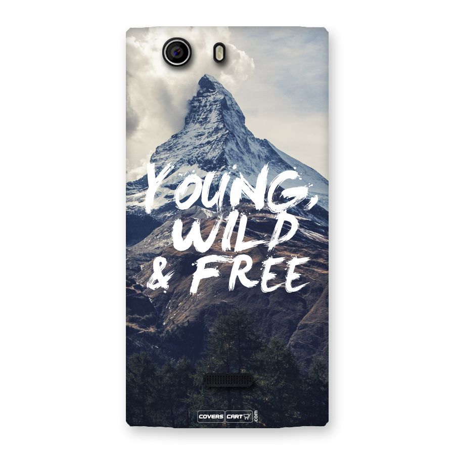 Young Wild and Free Back Case for Canvas Nitro 2