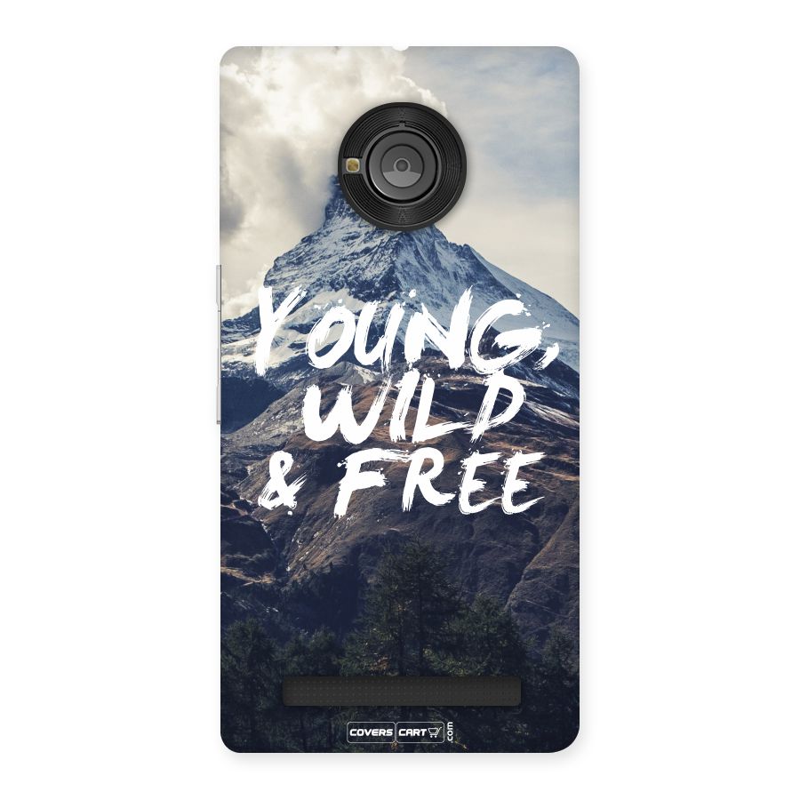 Young Wild and Free Back Case for YU Yunique