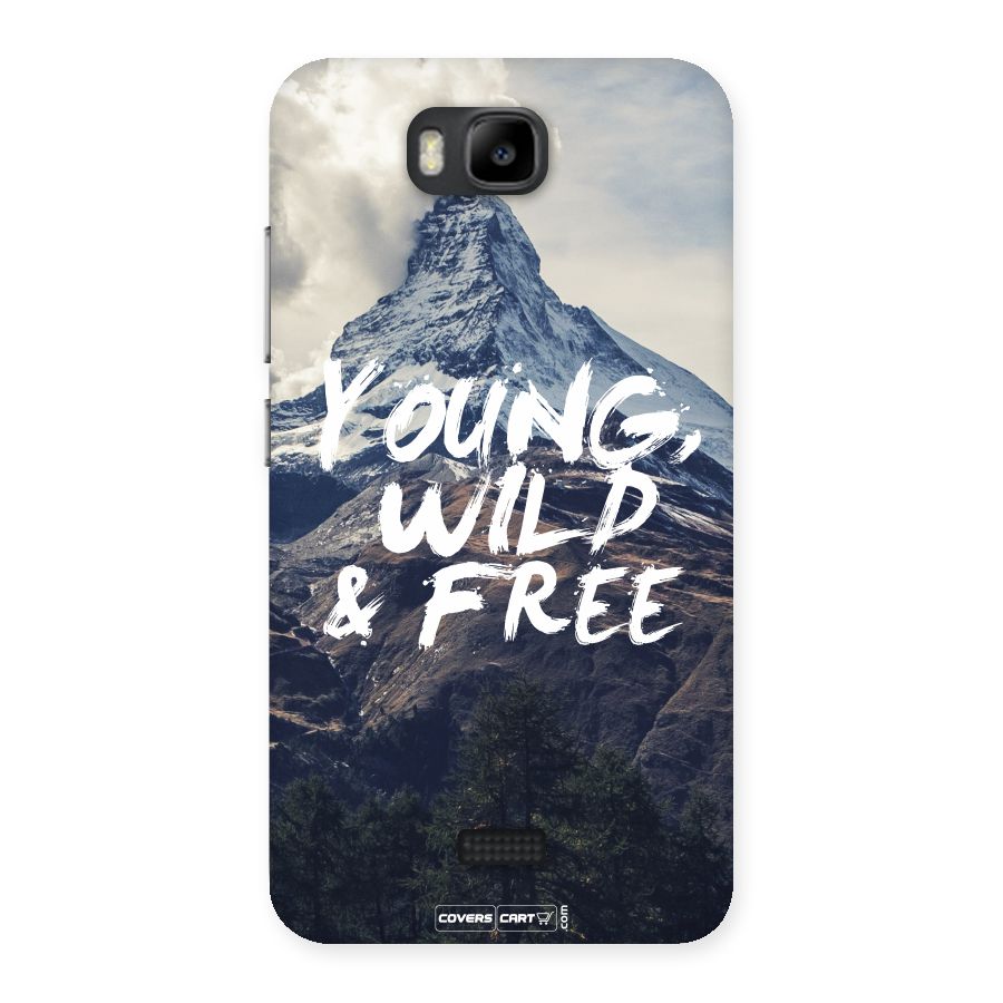 Young Wild and Free Back Case for Honor Bee