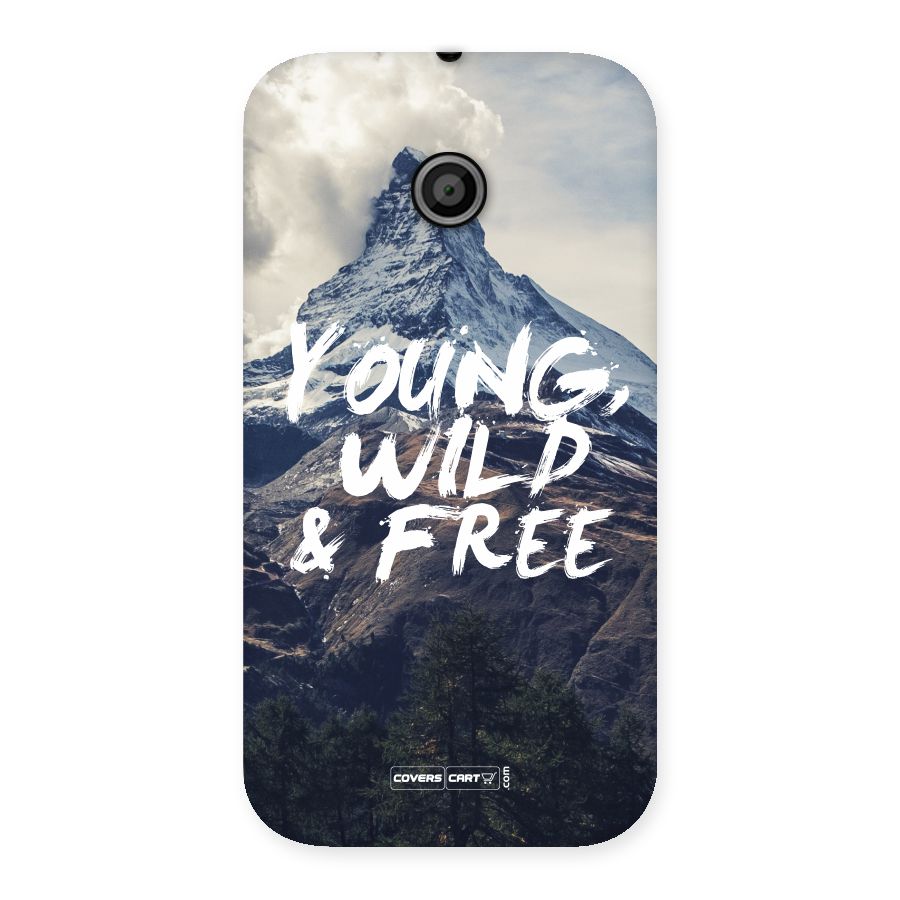Young Wild and Free Back Case for Moto E