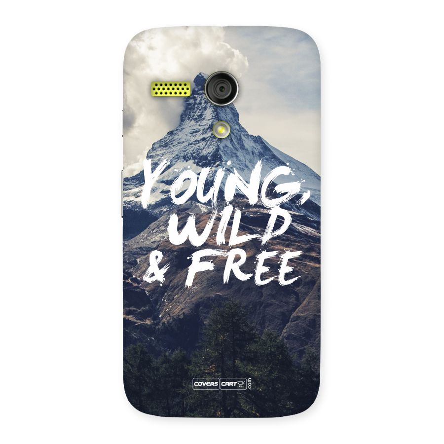 Young Wild and Free Back Case for Moto G