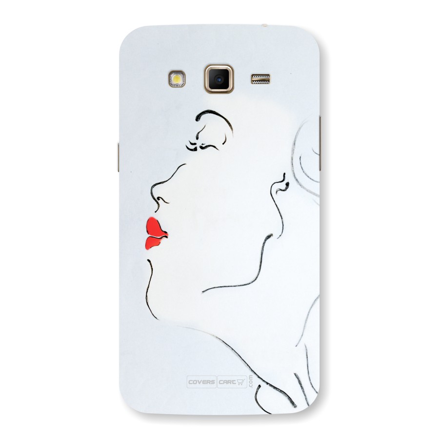 Girl in Red Lipstick Back Case for Samsung Galaxy Grand 2