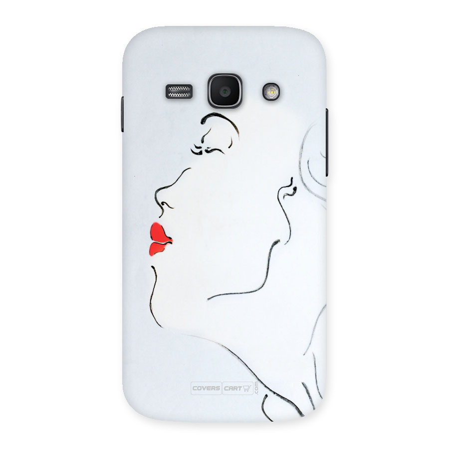 Girl in Red Lipstick Back Case for Galaxy Ace3
