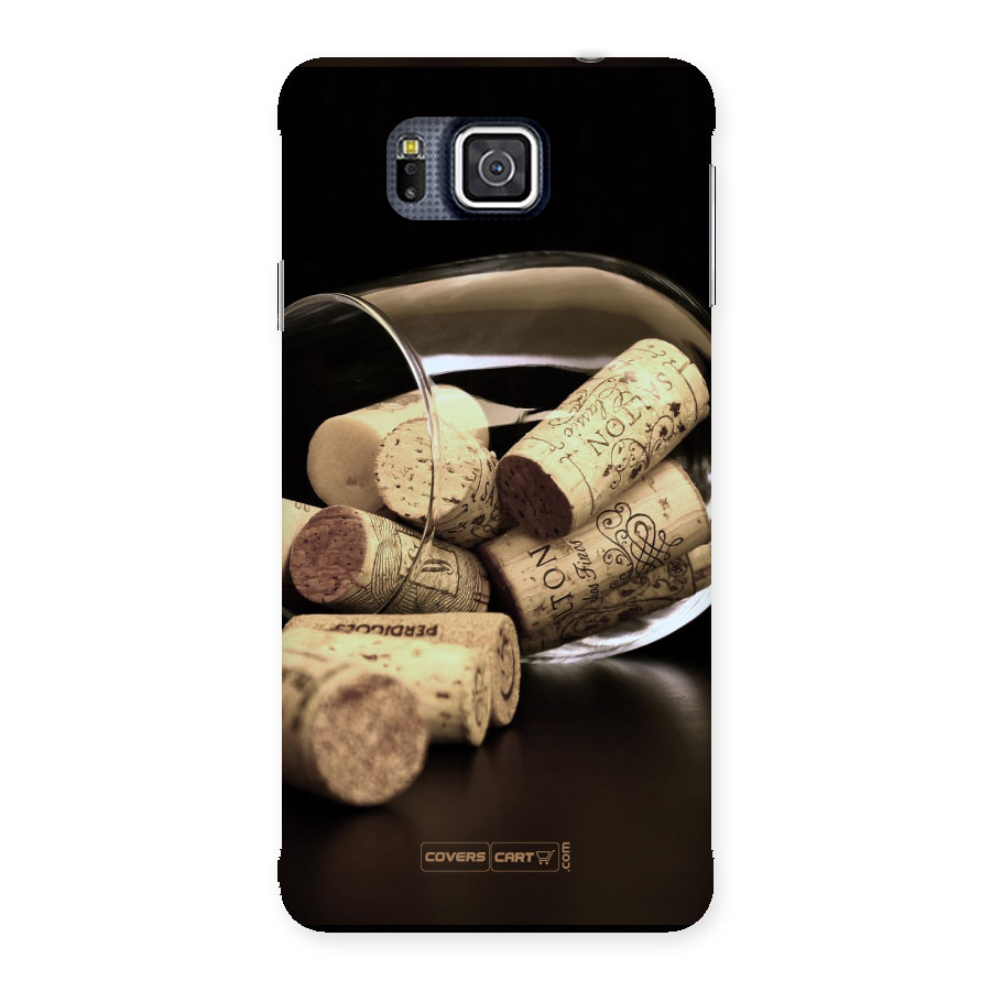Glass Cork Back Case for Galaxy Alpha