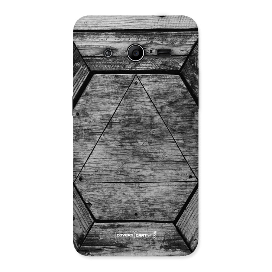 Wooden Hexagon Back Case for Galaxy Core 2