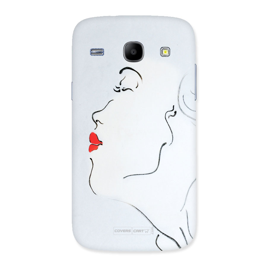 Girl in Red Lipstick Back Case for Galaxy Core