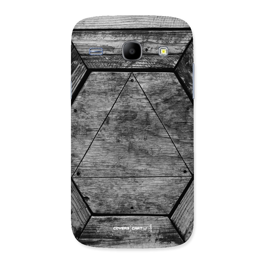 Wooden Hexagon Back Case for Galaxy Core