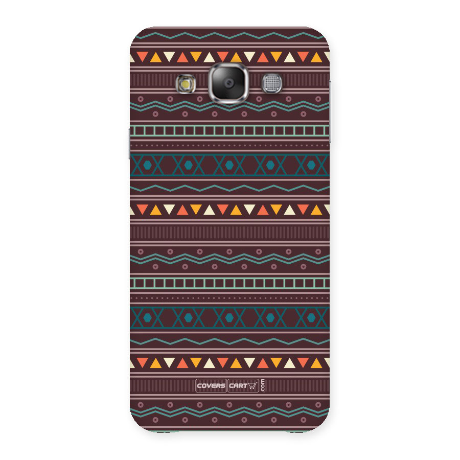 Classic Aztec Pattern Back Case for Galaxy E7