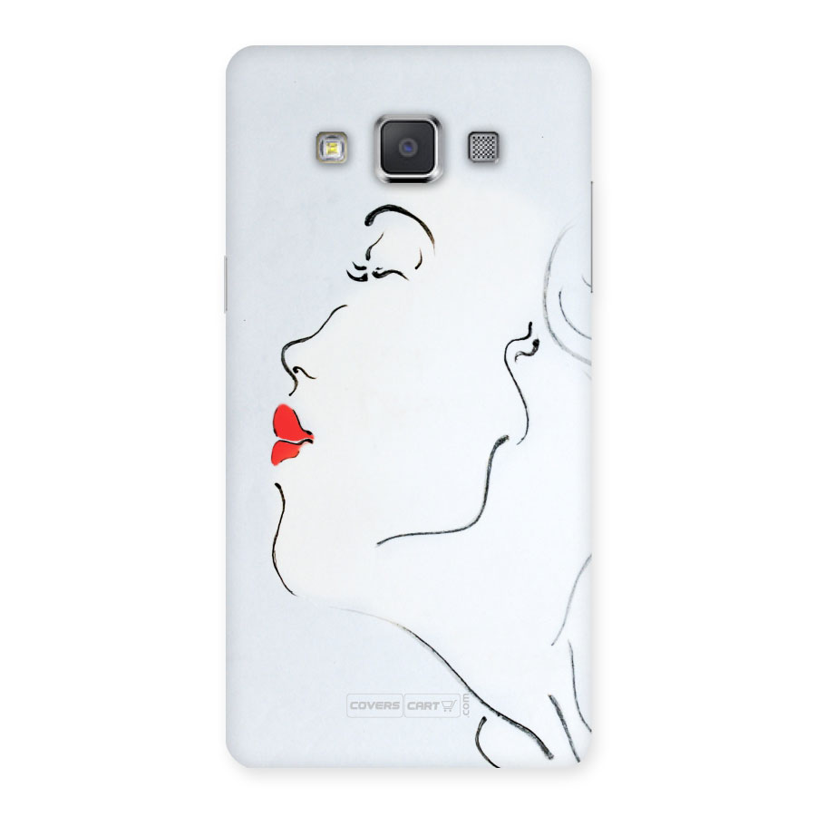 Girl in Red Lipstick Back Case for Galaxy Grand 3