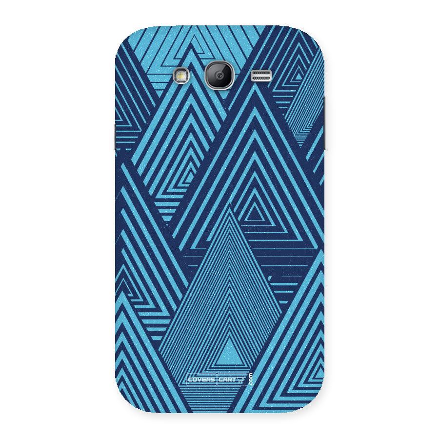 Geometric Blue Print Back Case for Galaxy Grand