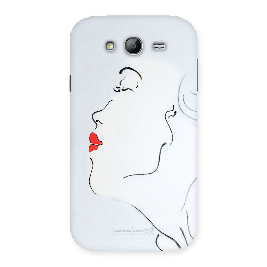 Girl in Red Lipstick Back Case for Galaxy Grand