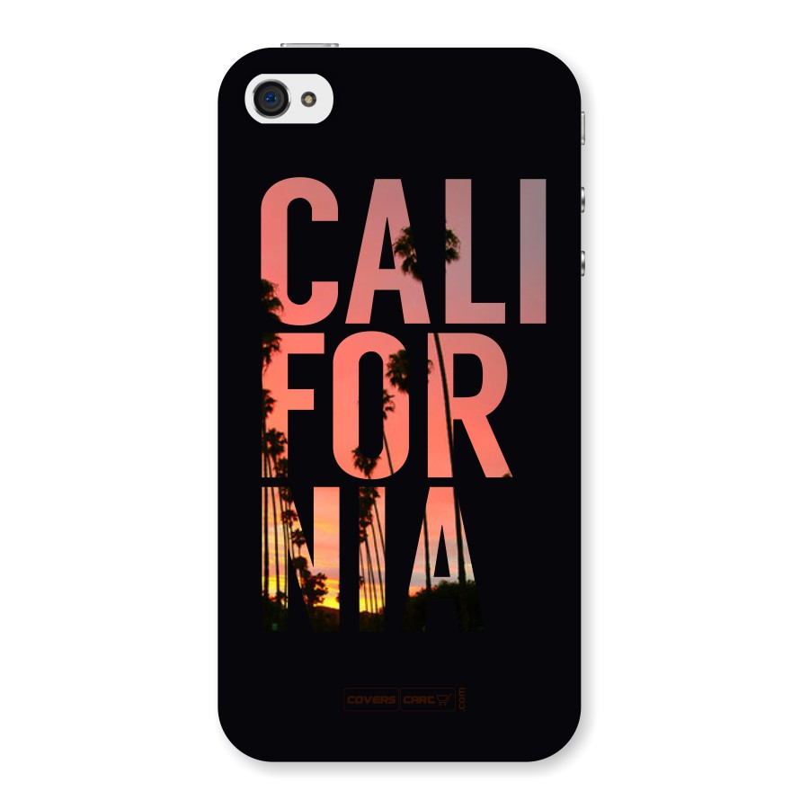 California Back Case for iPhone 4/4s