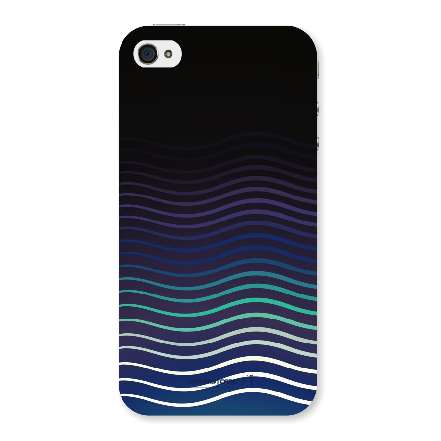 Wavy Stripes Back Case for iPhone 4/4s