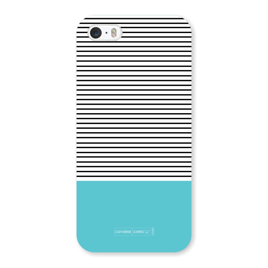 Deep Sky Blue Stripes Back Case for iPhone 5/5s