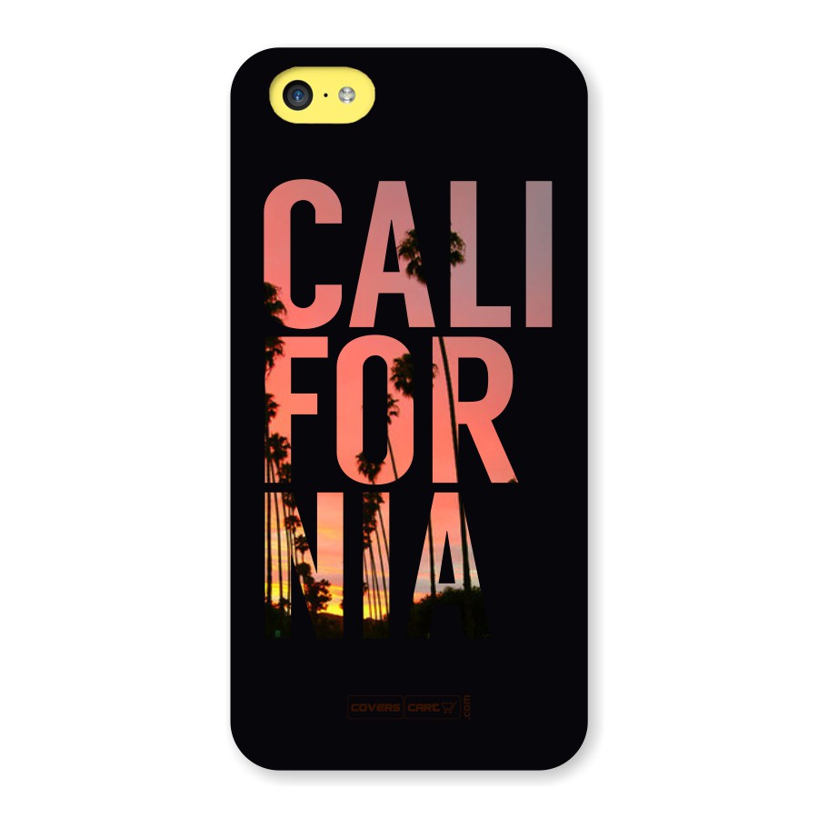 California Back Case for iPhone 5c