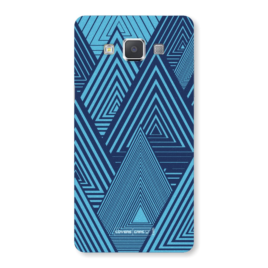 Geometric Blue Print Back Case for Samsung Galaxy A5