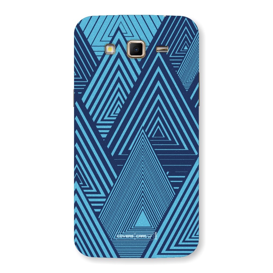 Geometric Blue Print Back Case for Samsung Galaxy Grand 2