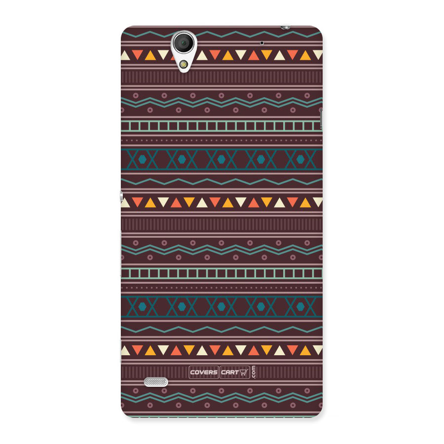 Classic Aztec Pattern Back Case for Xperia C4