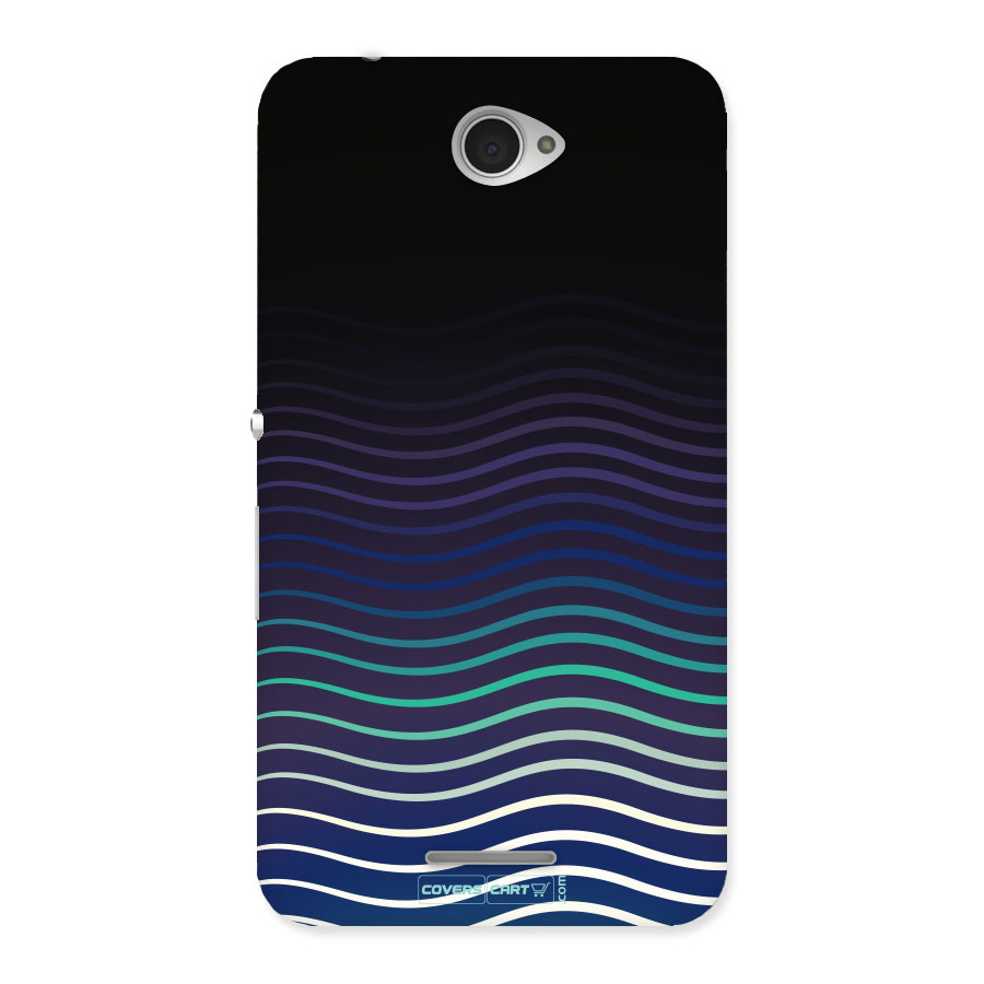 Wavy Stripes Back Case for Xperia E4