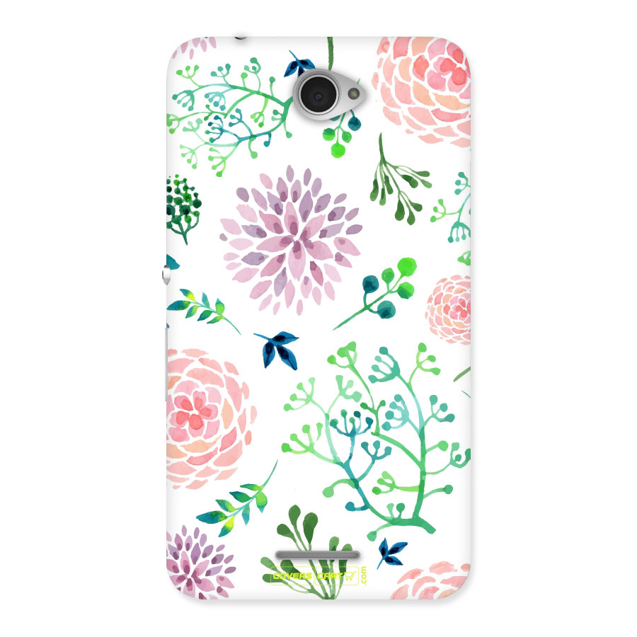 Fresh Floral Back Case for Xperia E4