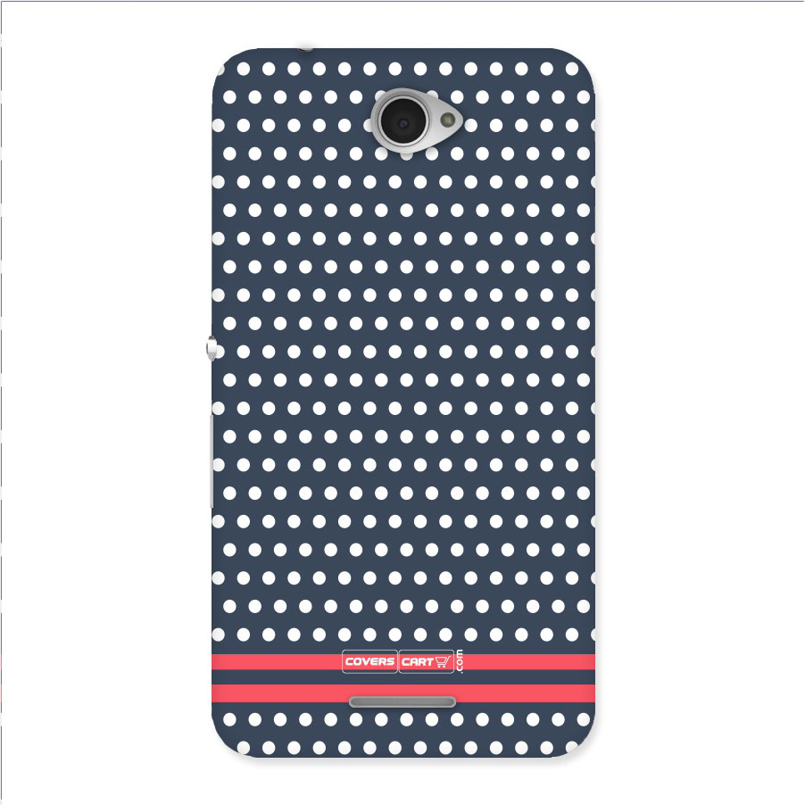 Classic Polka Dots Back Case for Xperia E4