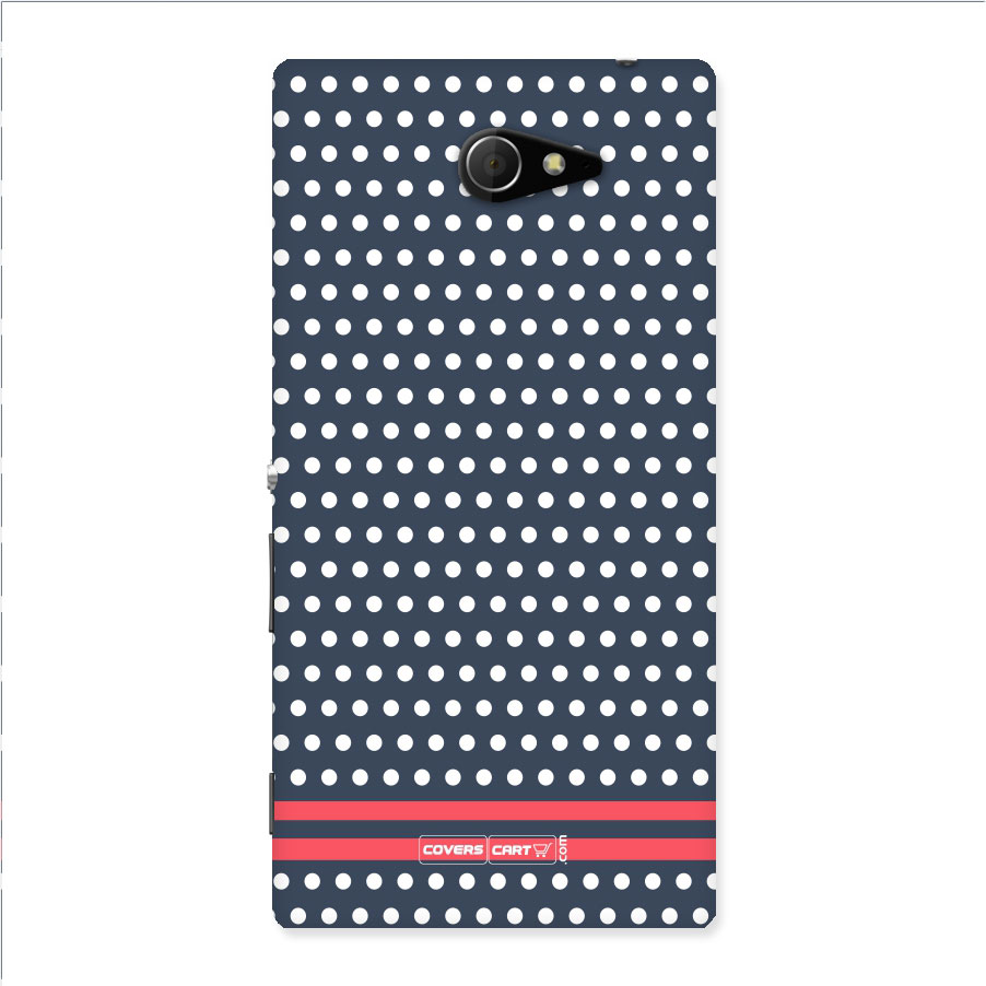 Classic Polka Dots Back Case for Xperia M2