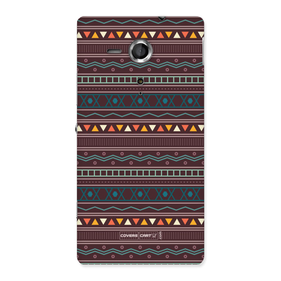 Classic Aztec Pattern Back Case for Xperia Sp