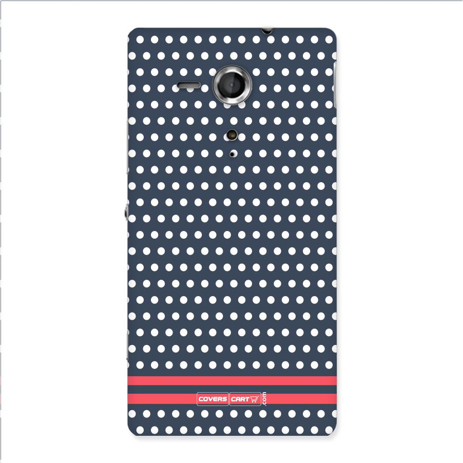 Classic Polka Dots Back Case for Xperia Sp