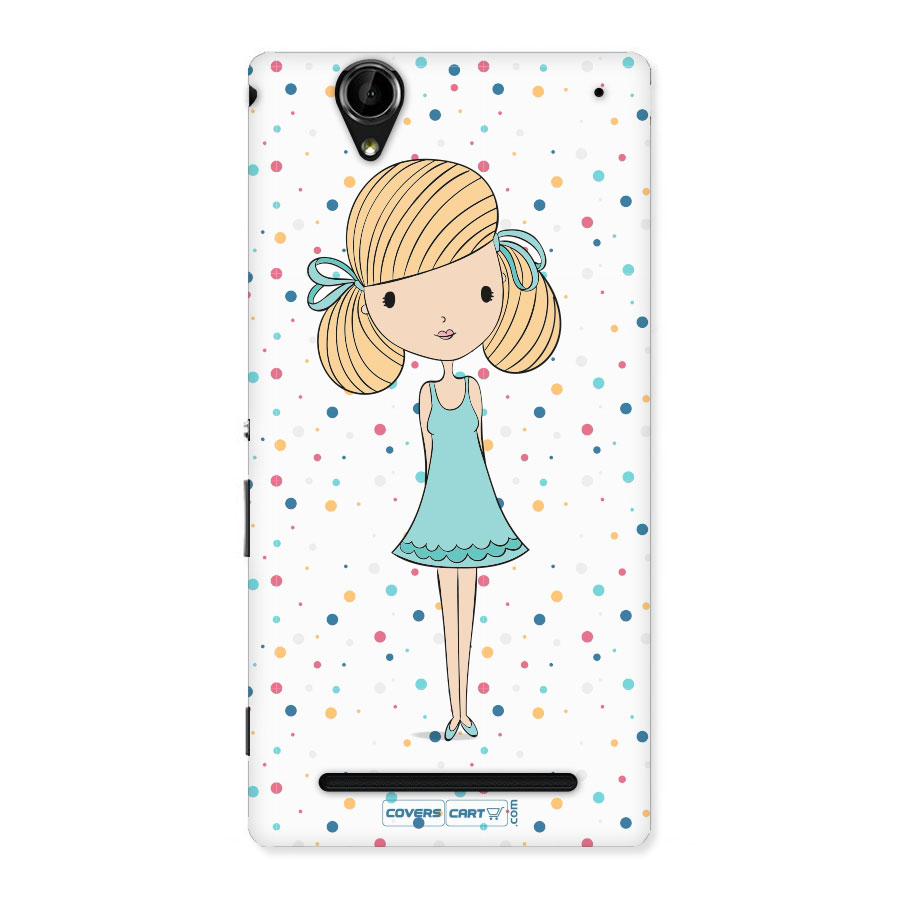 Cute Girl Back Case for Xperia T2