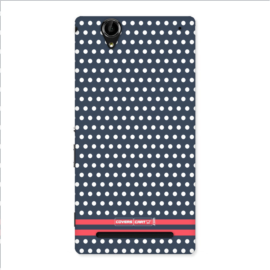 Classic Polka Dots Back Case for Xperia T2