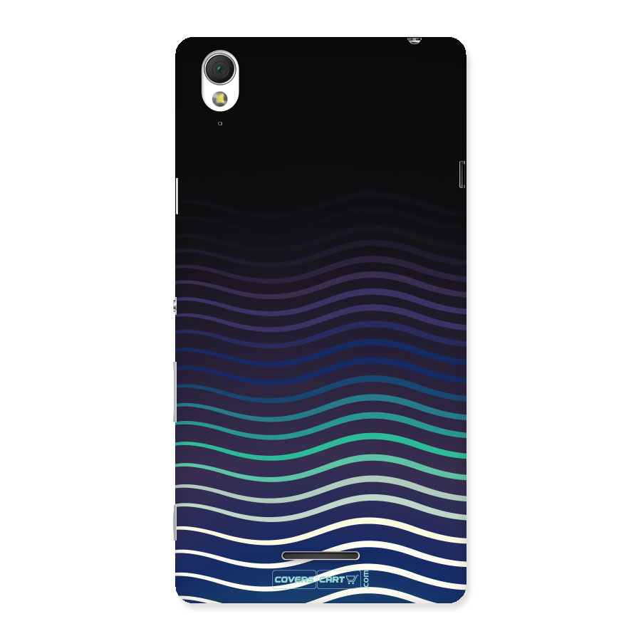 Wavy Stripes Back Case for Xperia T3